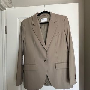 Babaton Agency Blazer Taupe beige with tags - aritzia